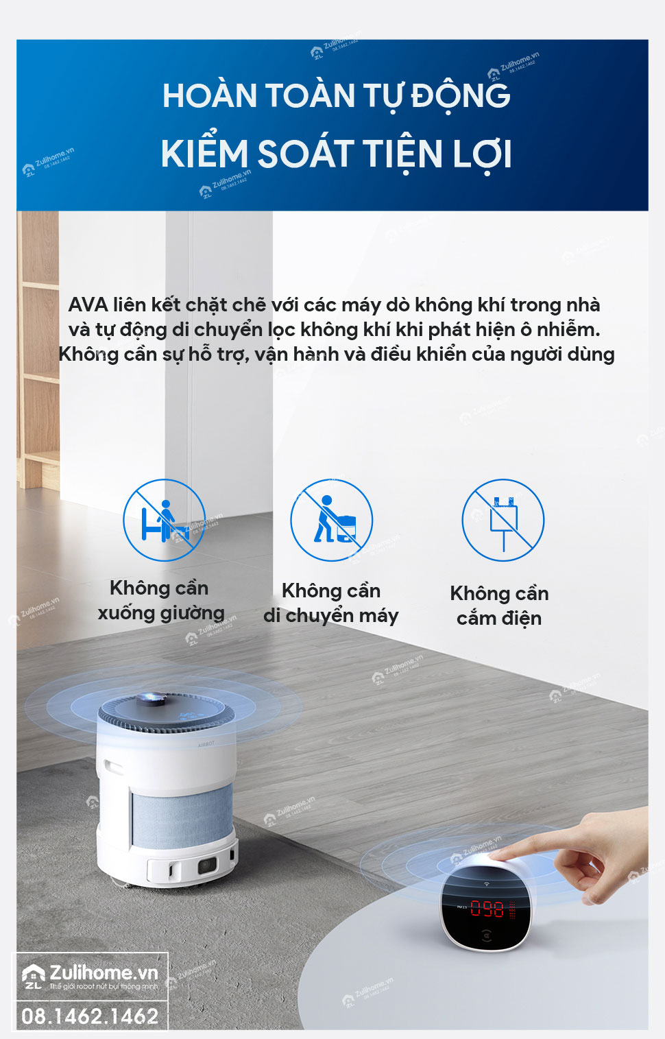 robot loc khong khi airbot ava zulihome 16