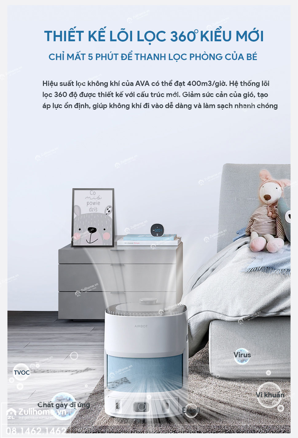 robot loc khong khi airbot ava zulihome 8