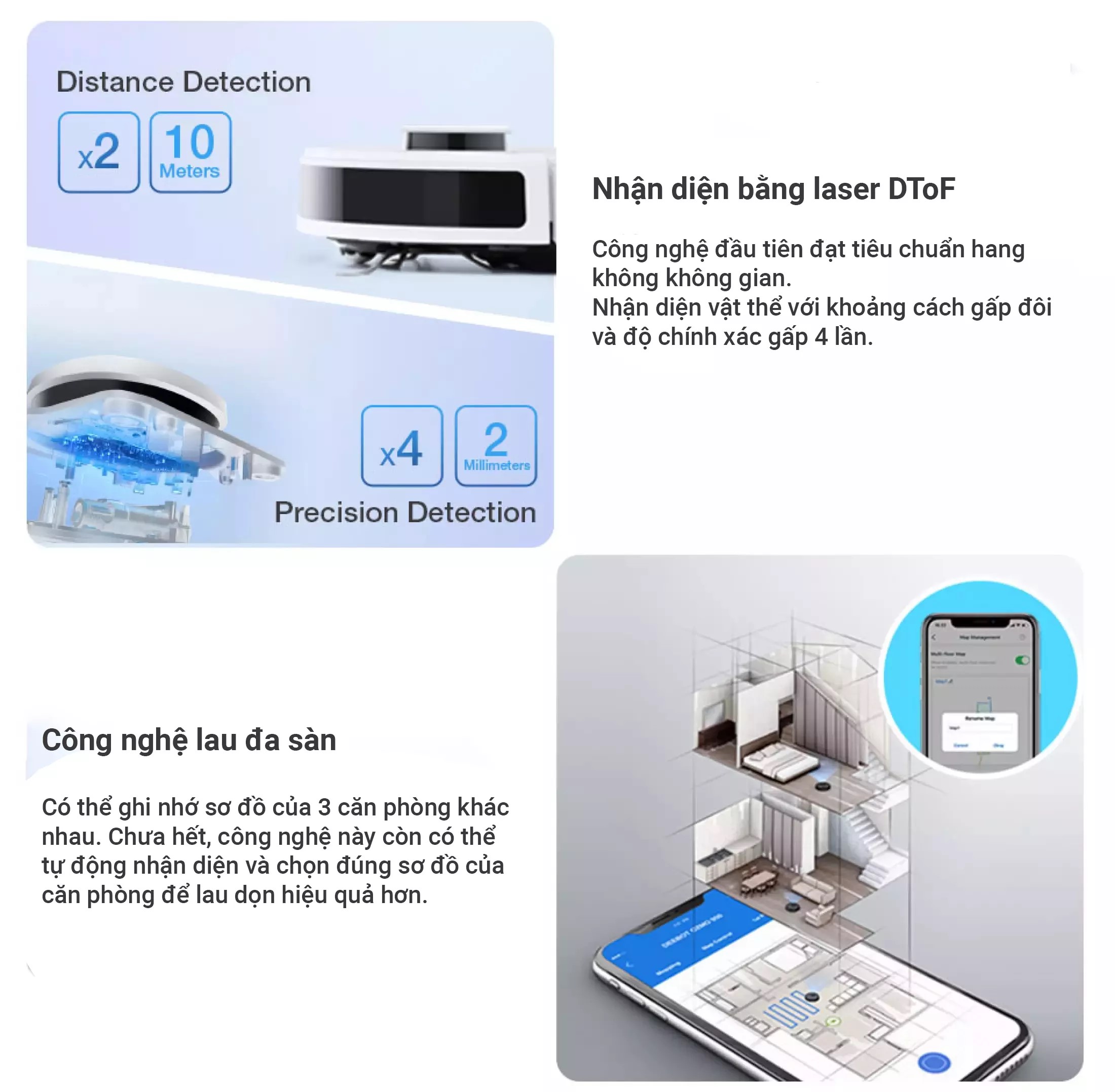 Robot Hút Bụi Lau Nhà Ecovacs Deebot N8 Pro Plus – Hàng Công ty, Bản Quốc Tế 10 N8 Pro 5