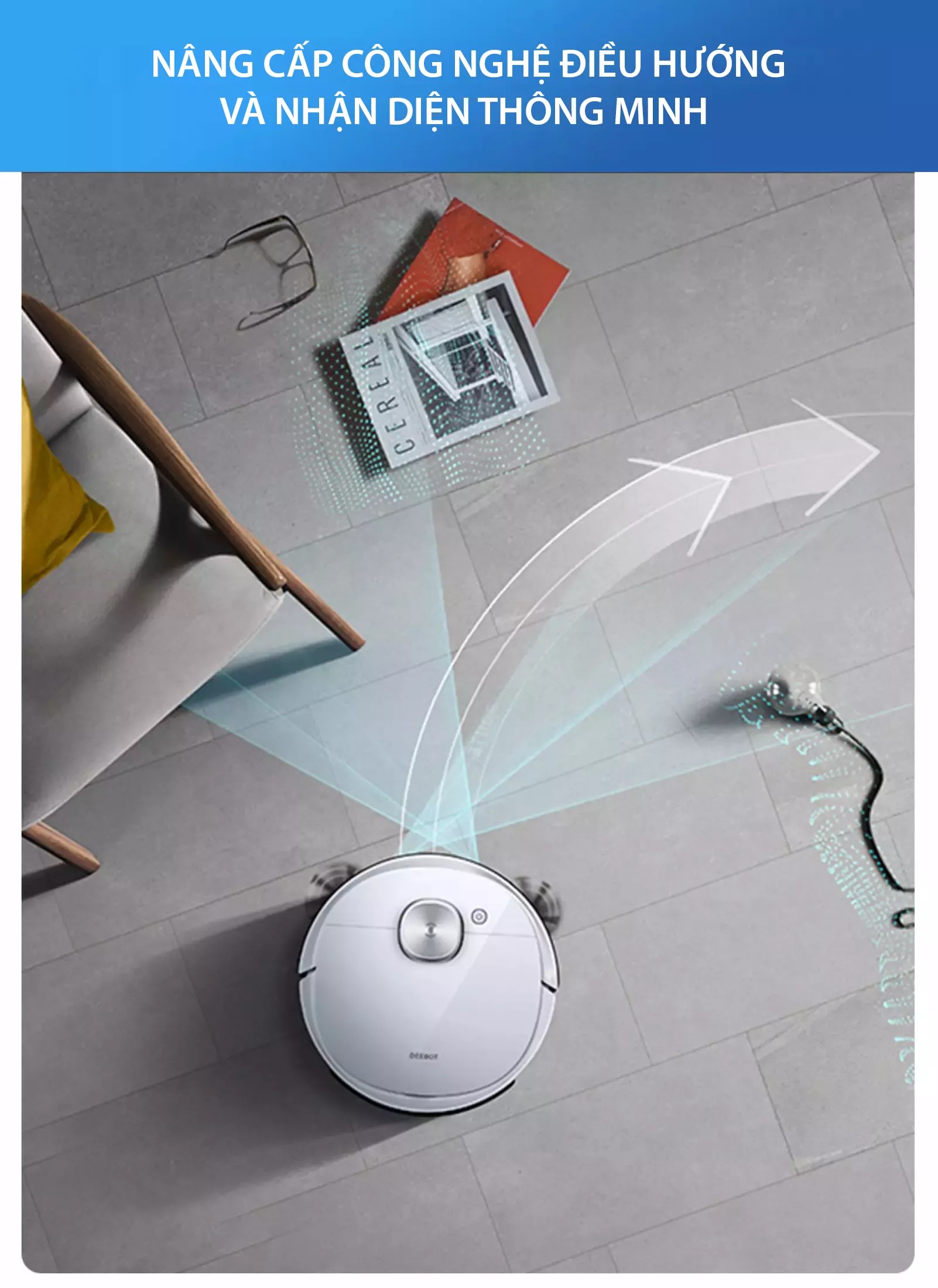 Robot Hút Bụi Lau Nhà Ecovacs Deebot T9 Plus – Hàng Công ty, Bản Quốc Tế 4 T9 plus 3