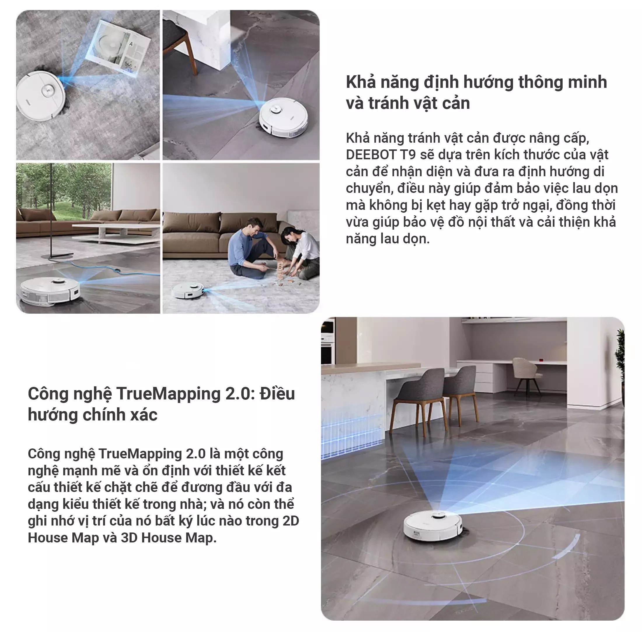 Robot Hút Bụi Lau Nhà Ecovacs Deebot T9 Plus – Hàng Công ty, Bản Quốc Tế 5 T9 plus 4