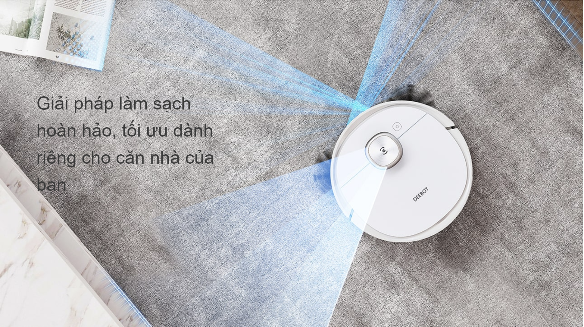 Robot Hút Bụi Lau Nhà Ecovacs Deebot T9 – Hàng Công ty, Bản Quốc Tế 2 deebot t9 2