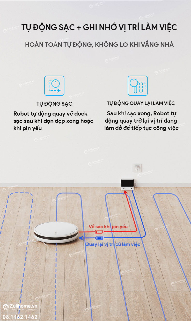 Robot Hút Bụi Lau Nhà Dreame F9 – Hàng Công ty, Bản Quốc tế 14 robot hut bui dreame f9 zulihome 13