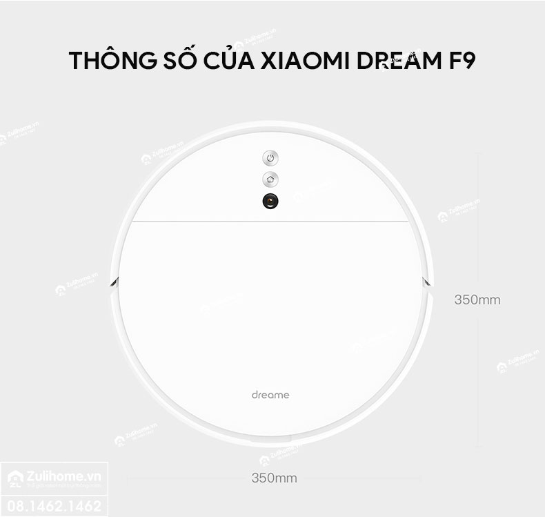 Robot Hút Bụi Lau Nhà Dreame F9 – Hàng Công ty, Bản Quốc tế 19 robot hut bui dreame f9 zulihome 18