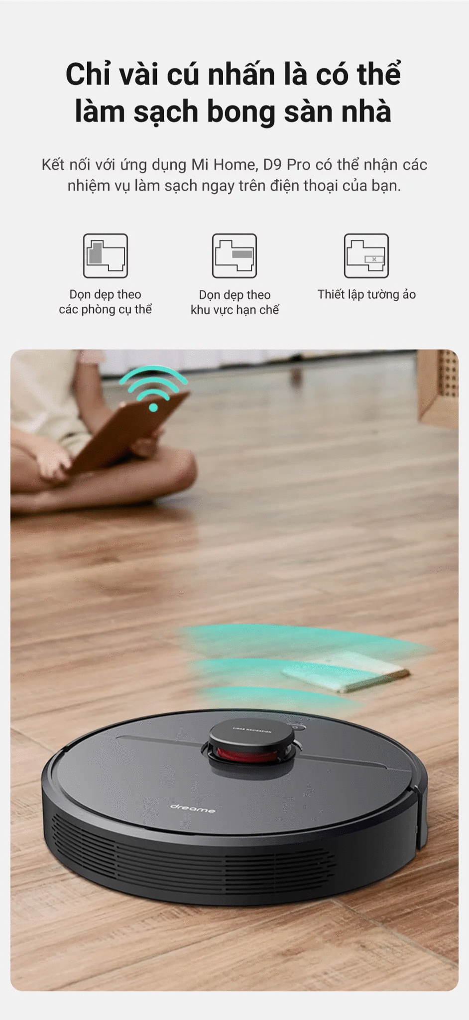 Robot Hút Bụi Lau Nhà Dreame D9 Pro – Hàng Công ty, Bản Quốc tế 11 525c7391aa3198973a8ac0d09a371737