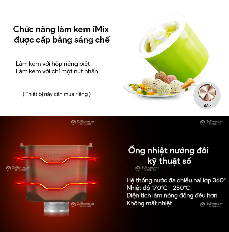 Độc Quyền - Máy làm bánh mì tự động Petrus PE9600VN 23 PE9600 18