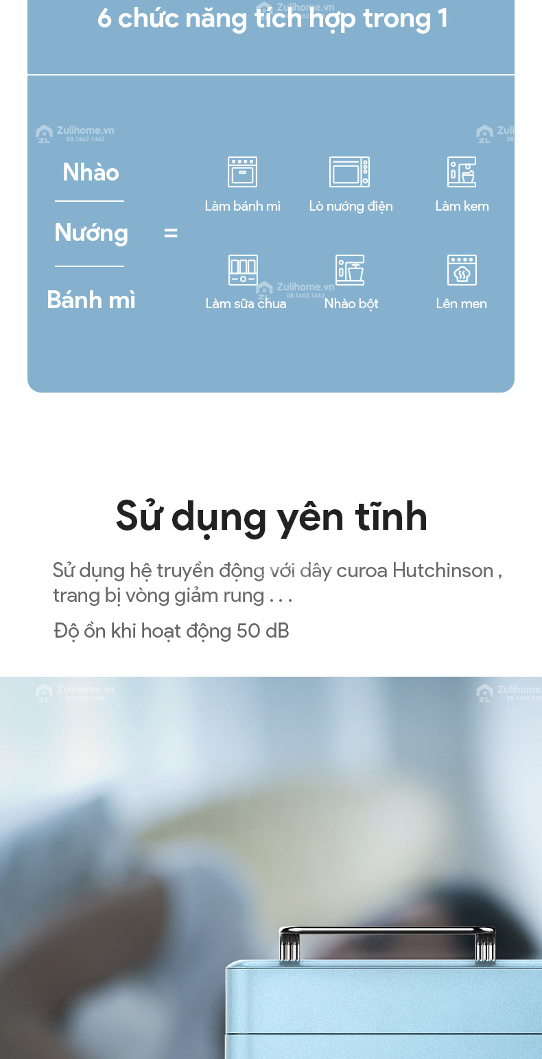 Máy Làm Bánh Mì Cao Cấp Petrus PE9709 2 PE9709 2