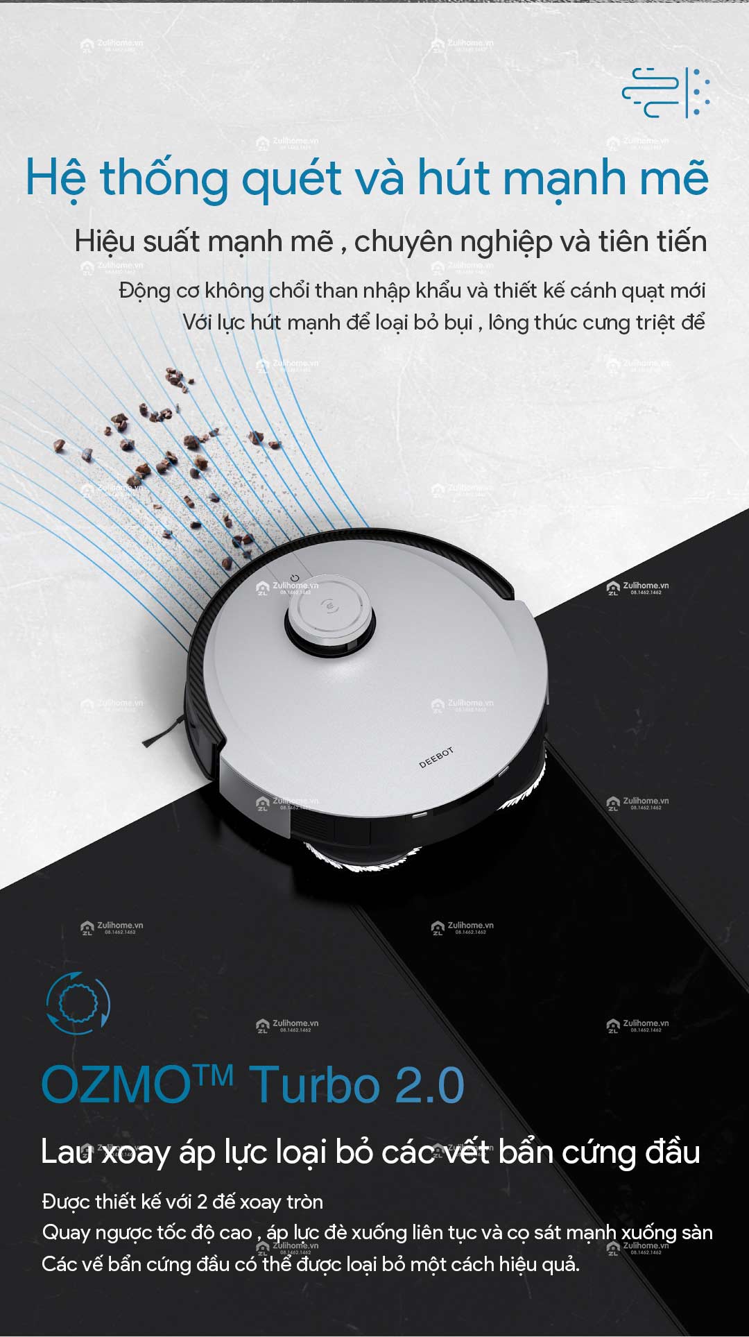 Robot Hút Bụi Lau Nhà Ecovacs Deebot X1 OMNI 17 OMNI X1 11