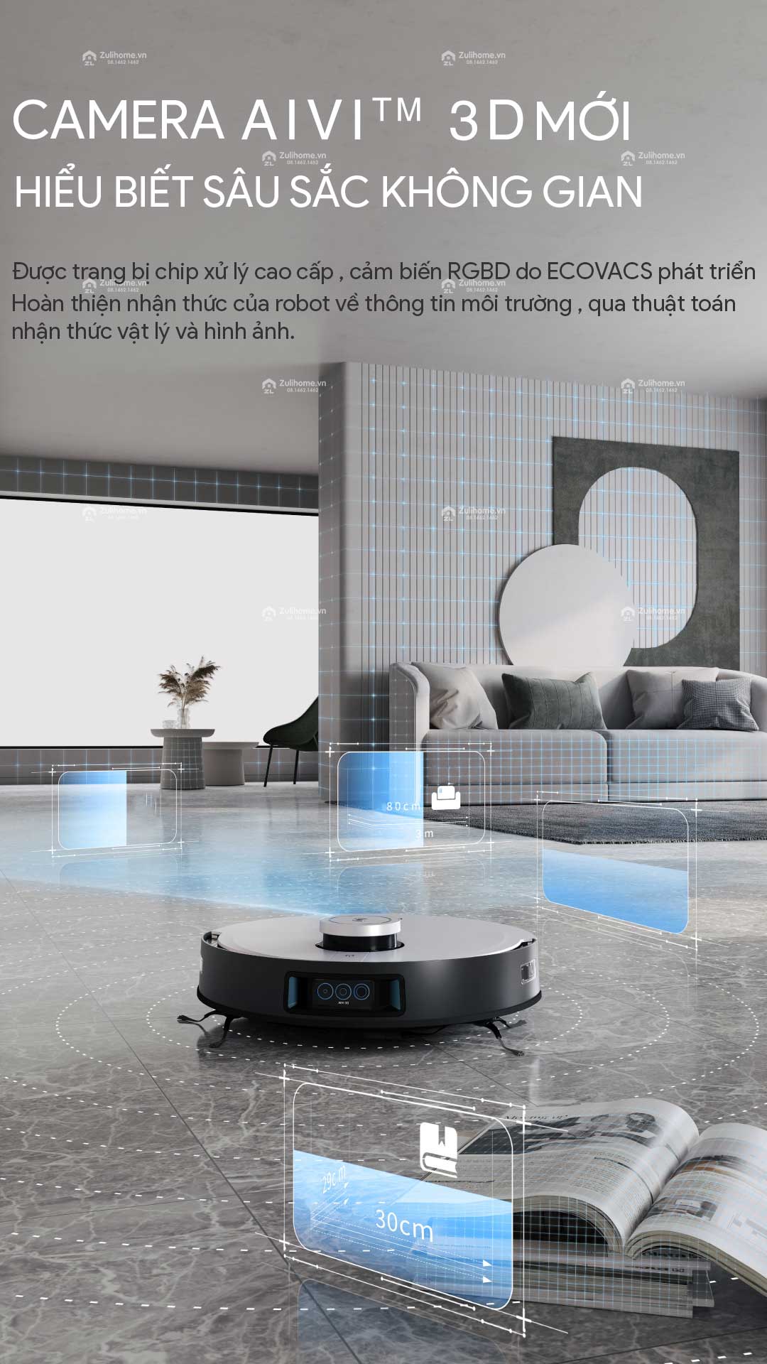 Robot Hút Bụi Lau Nhà Ecovacs Deebot X1 OMNI 20 OMNI X1 14