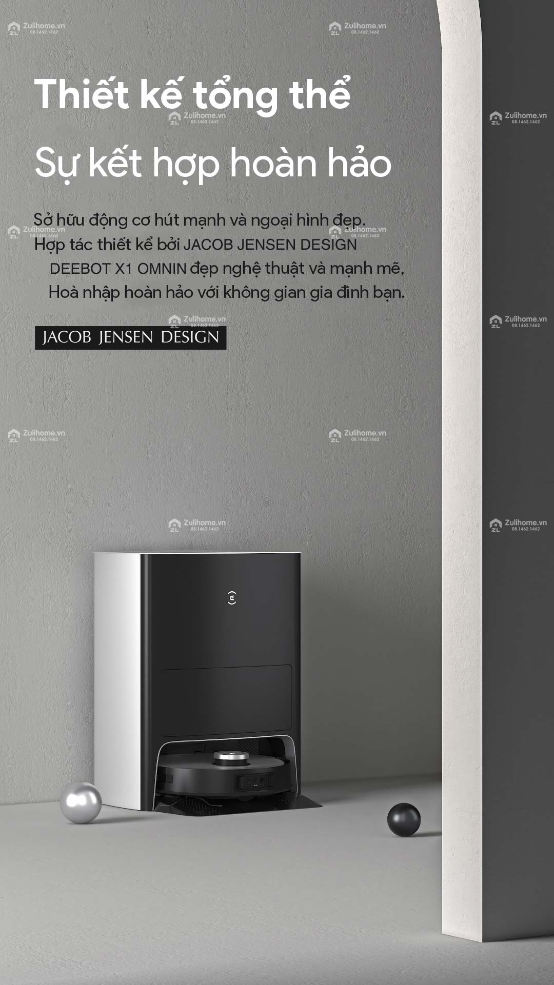 Robot Hút Bụi Lau Nhà Ecovacs Deebot X1 OMNI 30 OMNI X1 25
