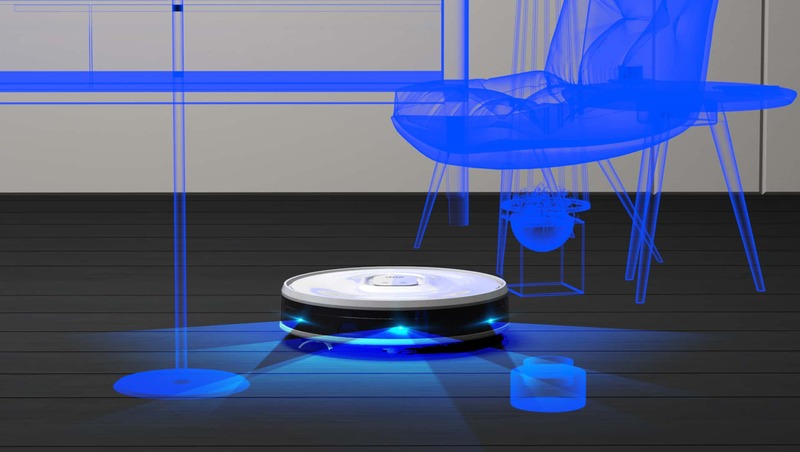 Robot hút bụi lau nhà Nomo N2 Black Robot hút bụi lau nhà Nomo N2 Black