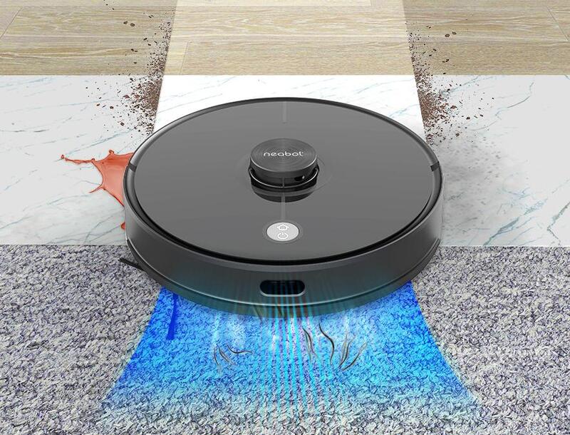 Robot hút bụi lau nhà Nomo N2 Black Robot hút bụi lau nhà Nomo N2 Black