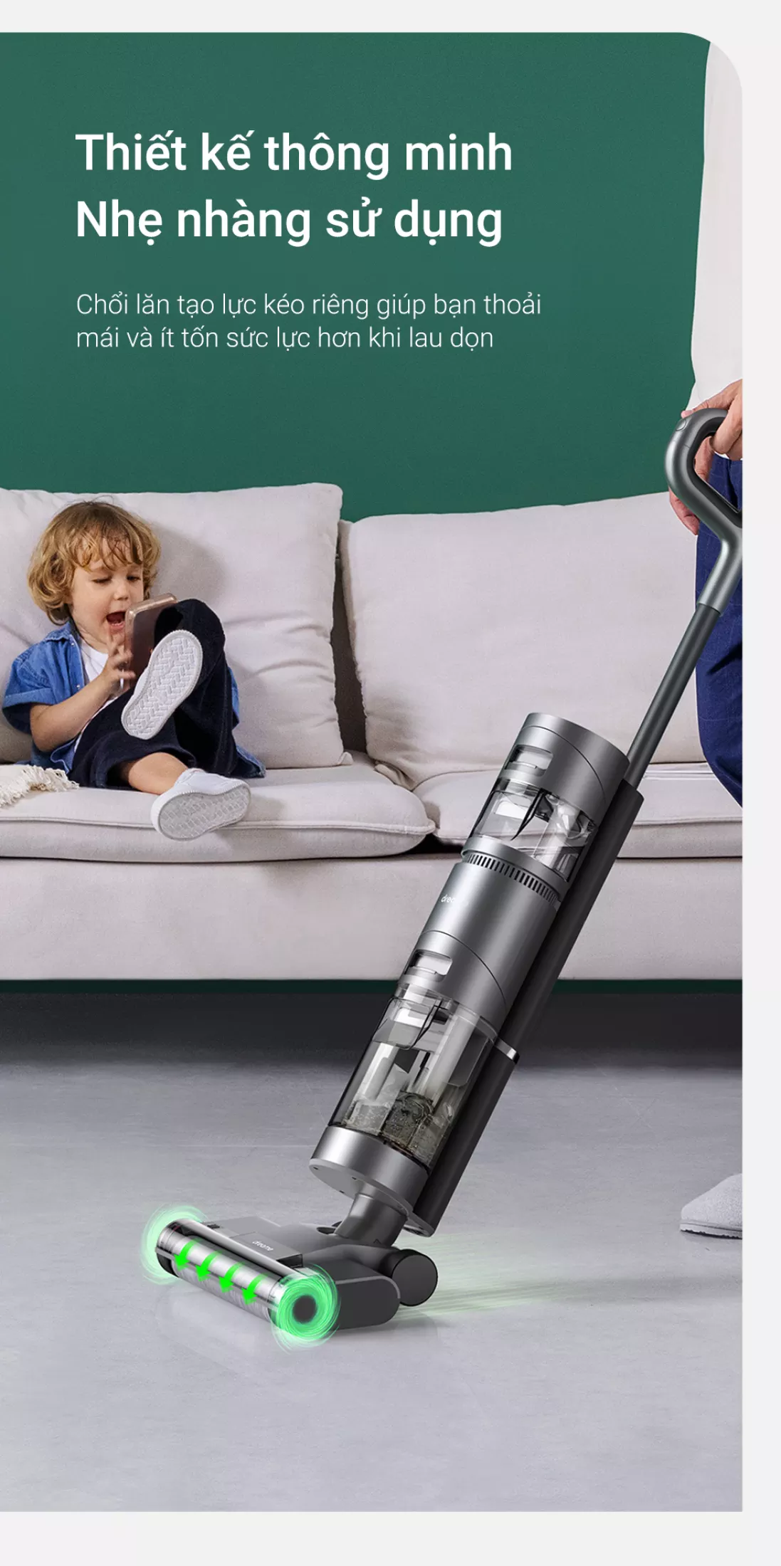 Máy Hút Bụi Lau Nhà Không Dây Dreame H11 Max – Hàng Công ty, Bản Quốc tế 10 Dreame H11