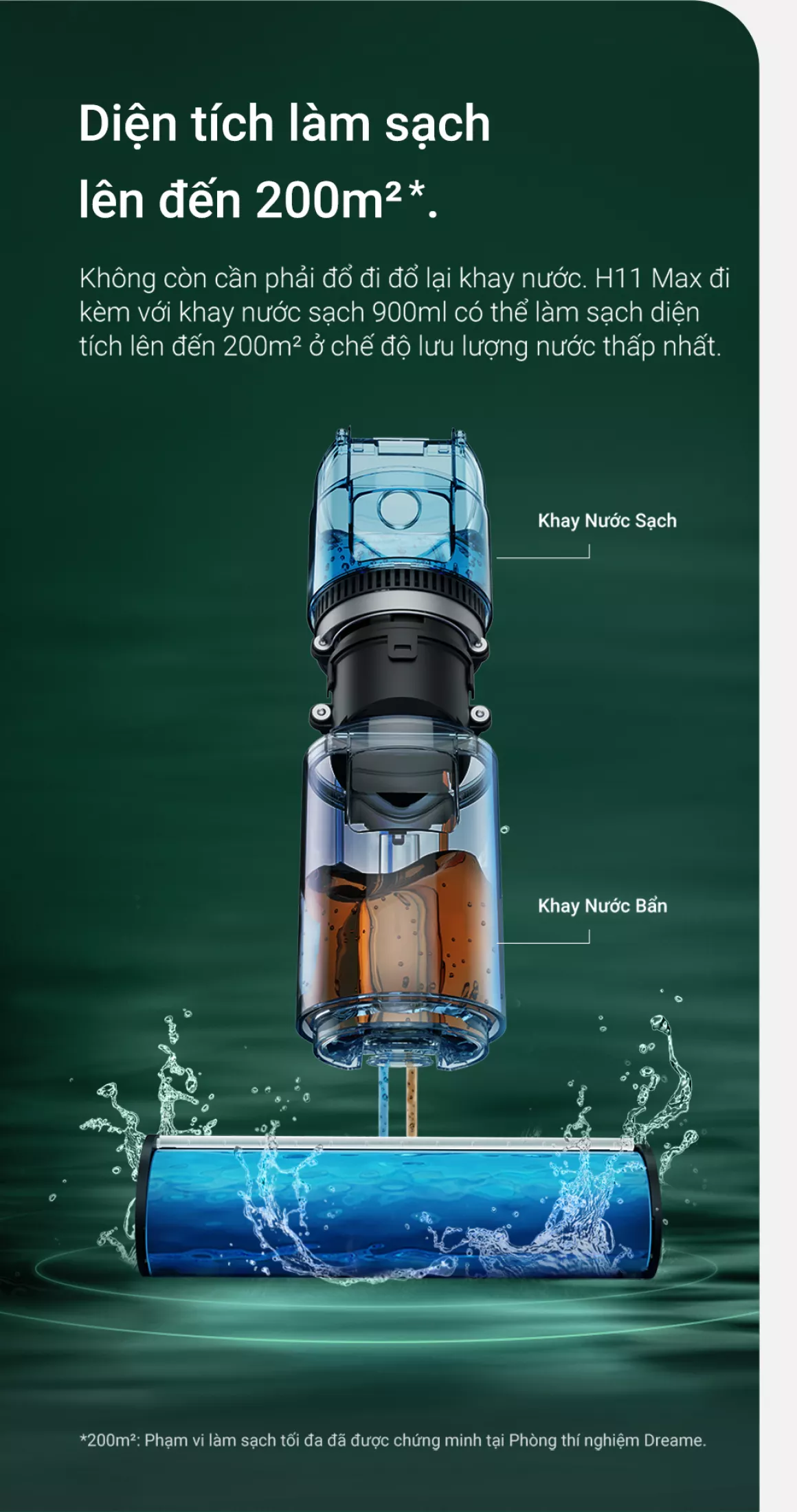 Máy Hút Bụi Lau Nhà Không Dây Dreame H11 Max – Hàng Công ty, Bản Quốc tế 7 Dreame H11