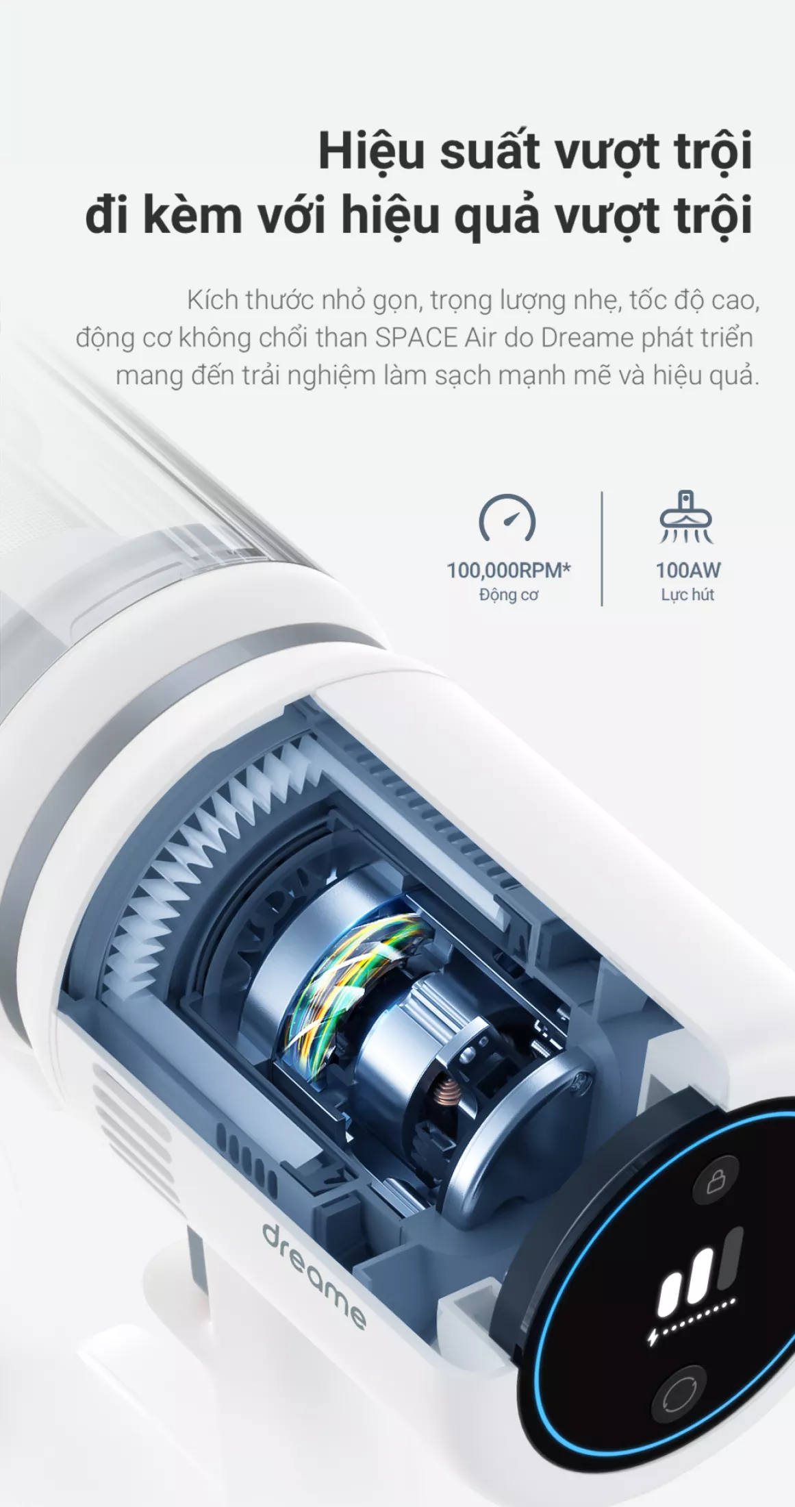 Máy Hút Bụi Cầm Tay Không Dây Xiaomi Dreame P10 - Hàng Công ty, Bản Quốc tế 1 Dreame P10 1