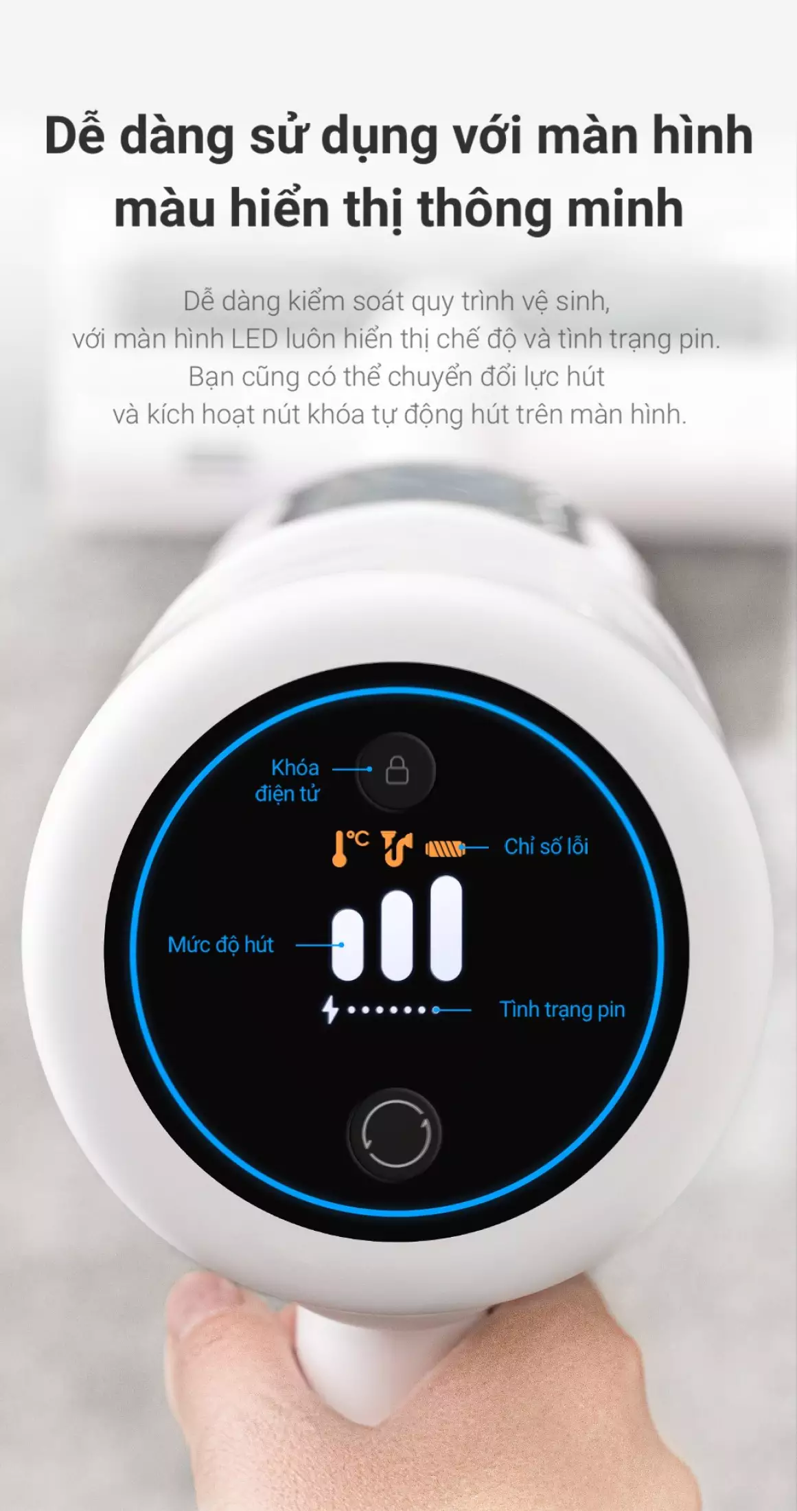Máy Hút Bụi Cầm Tay Không Dây Xiaomi Dreame P10 - Hàng Công ty, Bản Quốc tế 3 Dreame P10 3