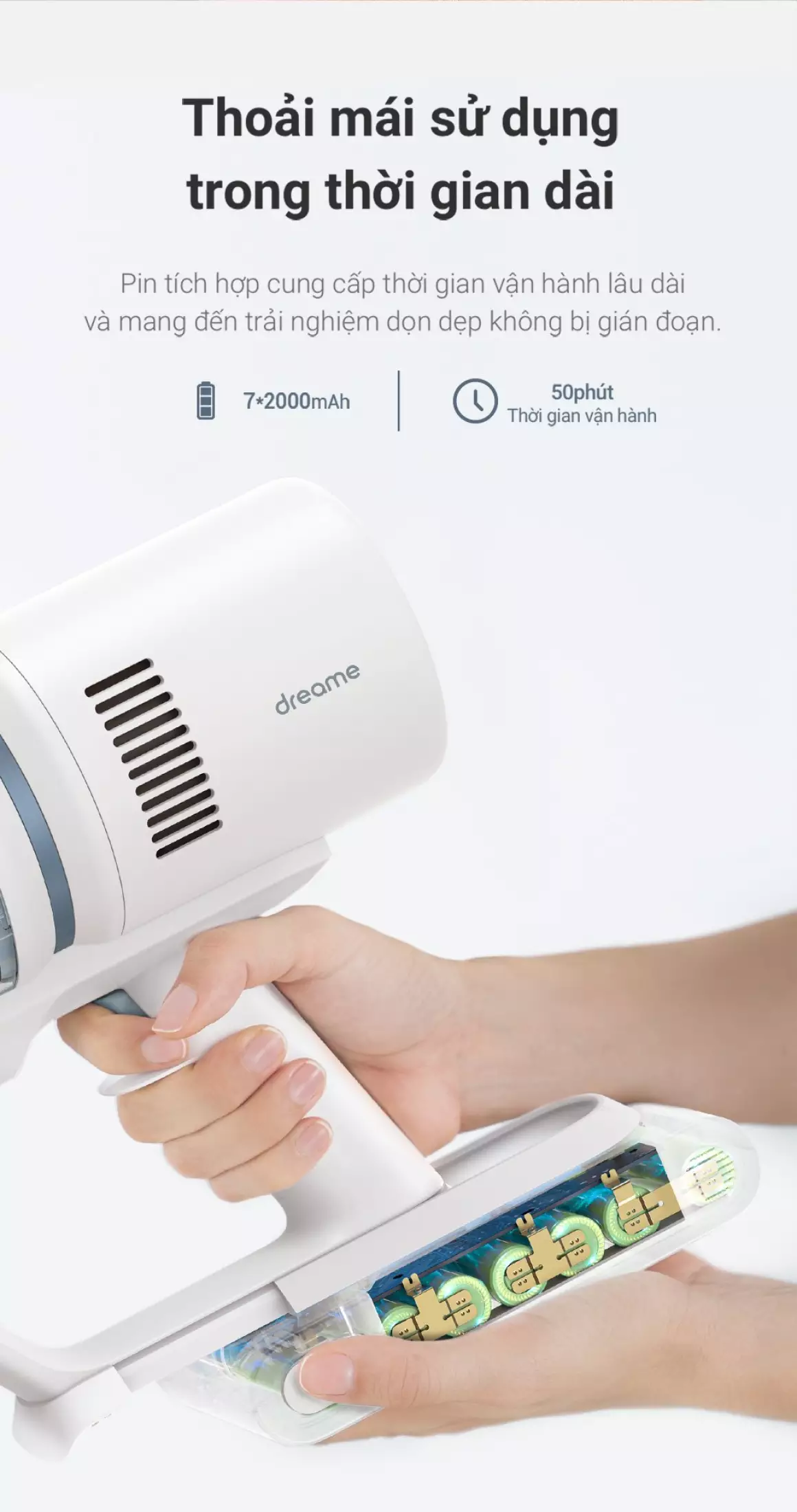 Máy Hút Bụi Cầm Tay Không Dây Xiaomi Dreame P10 - Hàng Công ty, Bản Quốc tế 4 Dreame P10 4