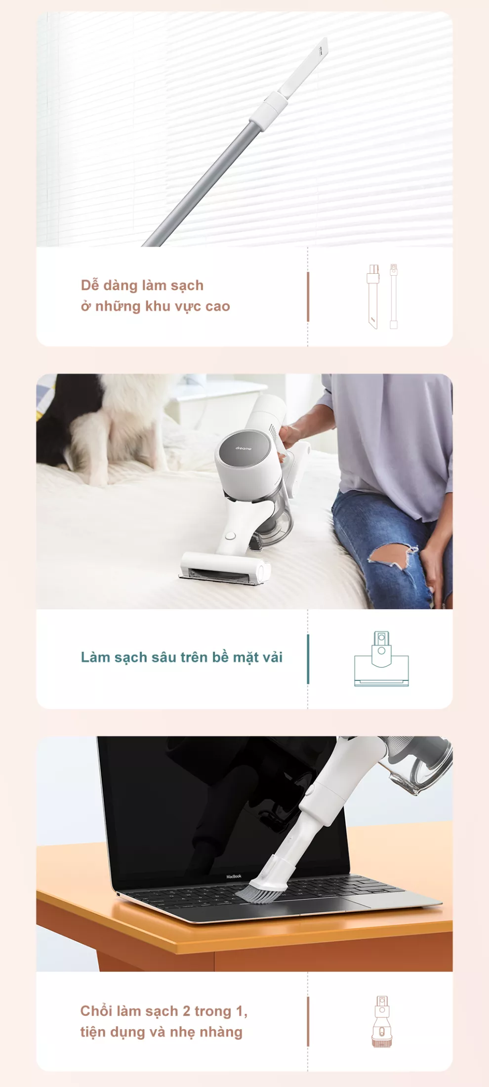 Máy Hút Bụi Cầm Tay Không Dây Dreame T10 - Hàng Công ty, Bản Quốc tế 9 Dreame T10 9