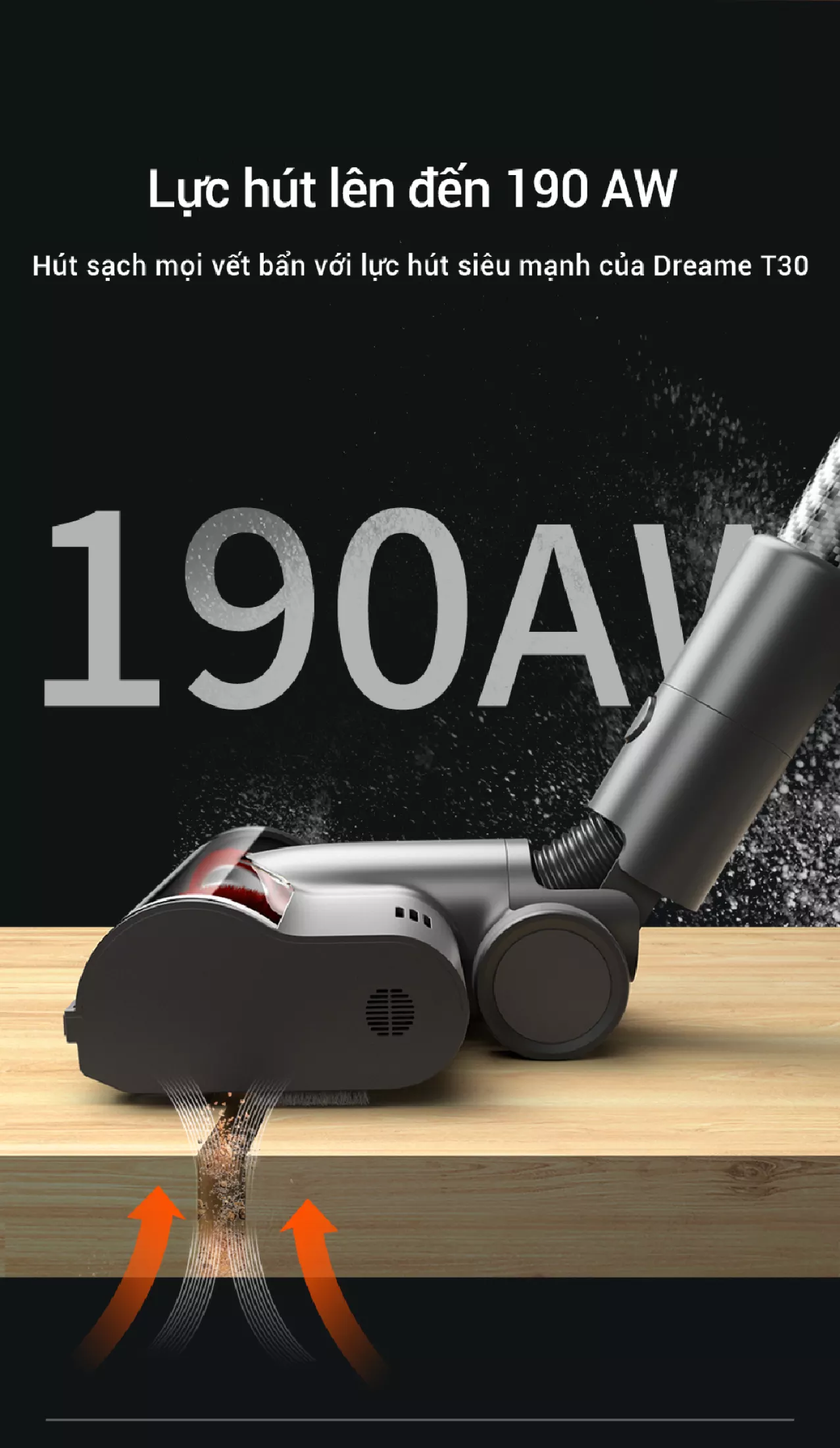 Máy Hút Bụi Cầm Tay Không Dây Dreame T30 - Hàng Công ty, Bản Quốc tế 8 Dreame T30 8