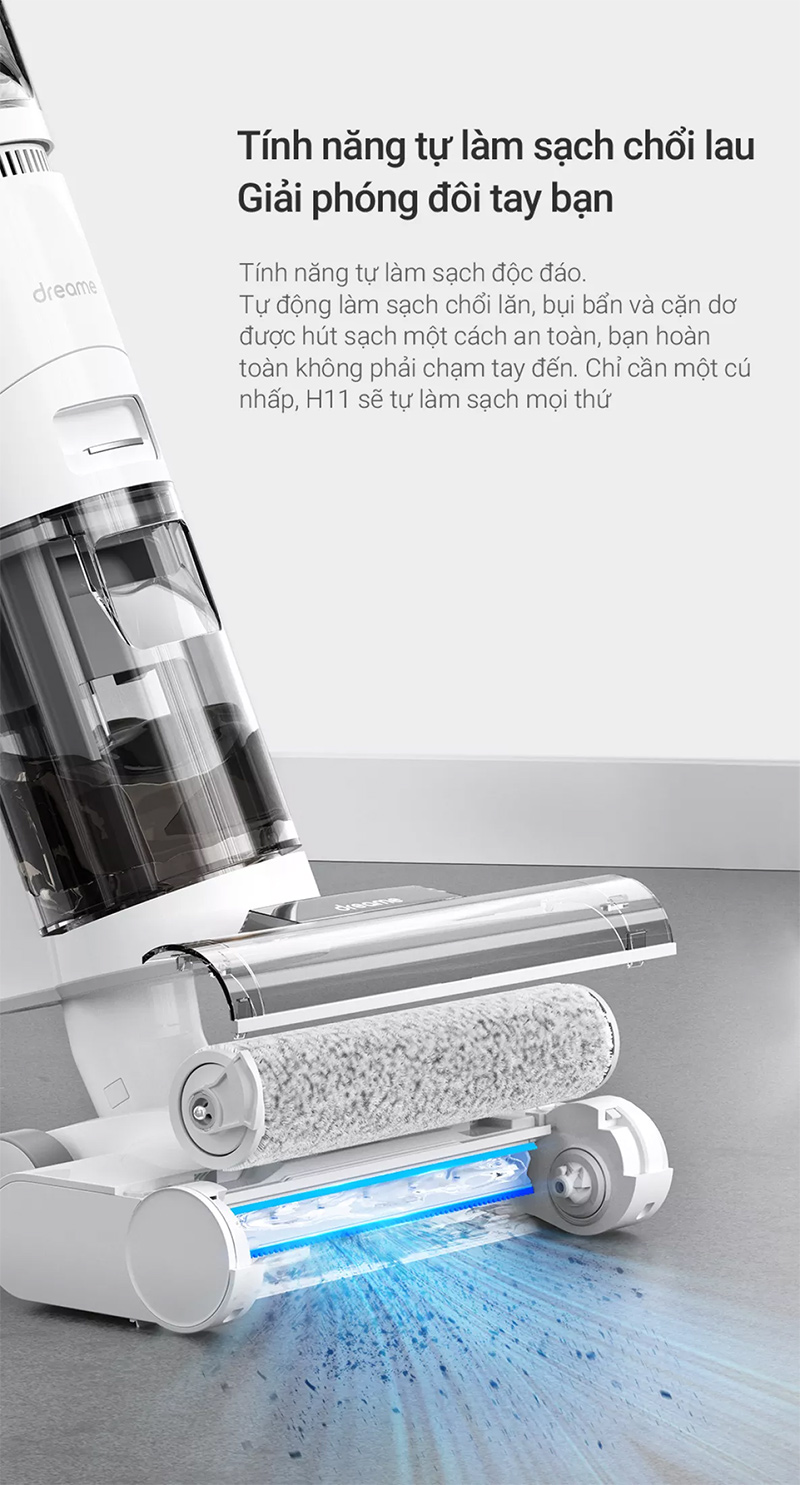 Máy Hút Bụi Lau Nhà Không Dây Dreame H11 - Hàng Công ty, Bản Quốc tế 6 máy hút bụi Dreame H11