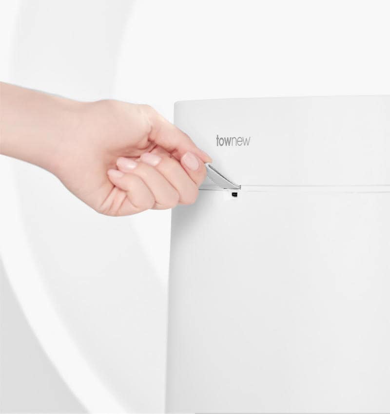 Thùng Rác Thông Minh TOWNEW T AIR LITE (WHITE) - Bản Quốc Tế 4 T Air Lite 4