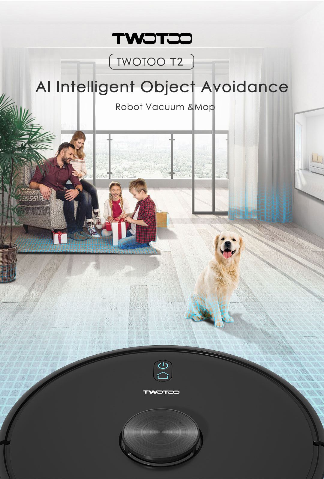 Robot hút bụi lau nhà Twotoo T2 1 sp robot Twotoo T2 01