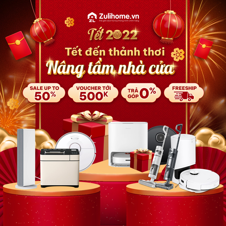 TẾT 2022 - ZULIHOME SALE 50%++ - VOUCHER 500K 2 zuli tet 2022 720