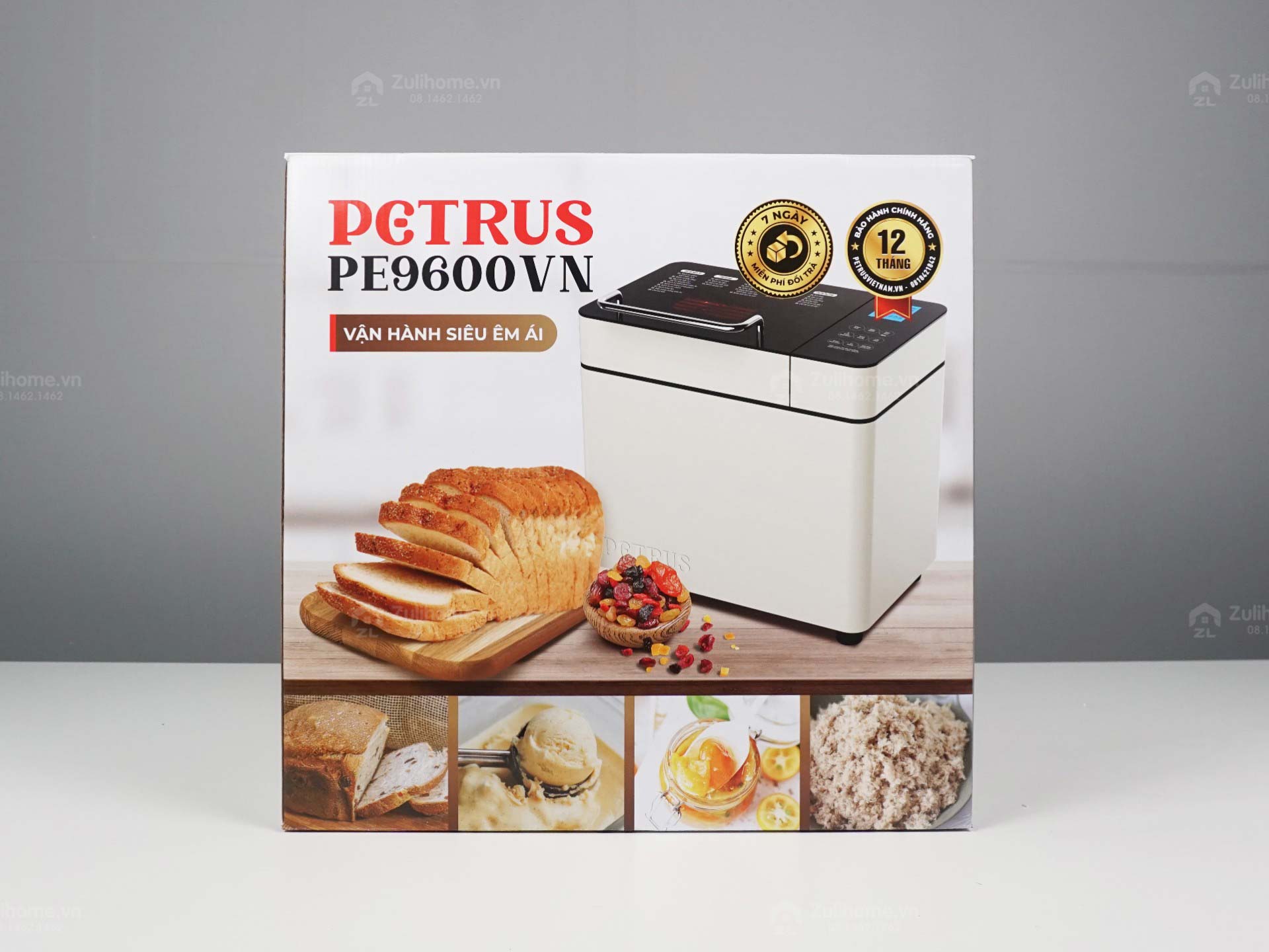 Độc Quyền - Máy làm bánh mì tự động Petrus PE9600VN 1 9600VN web 3
