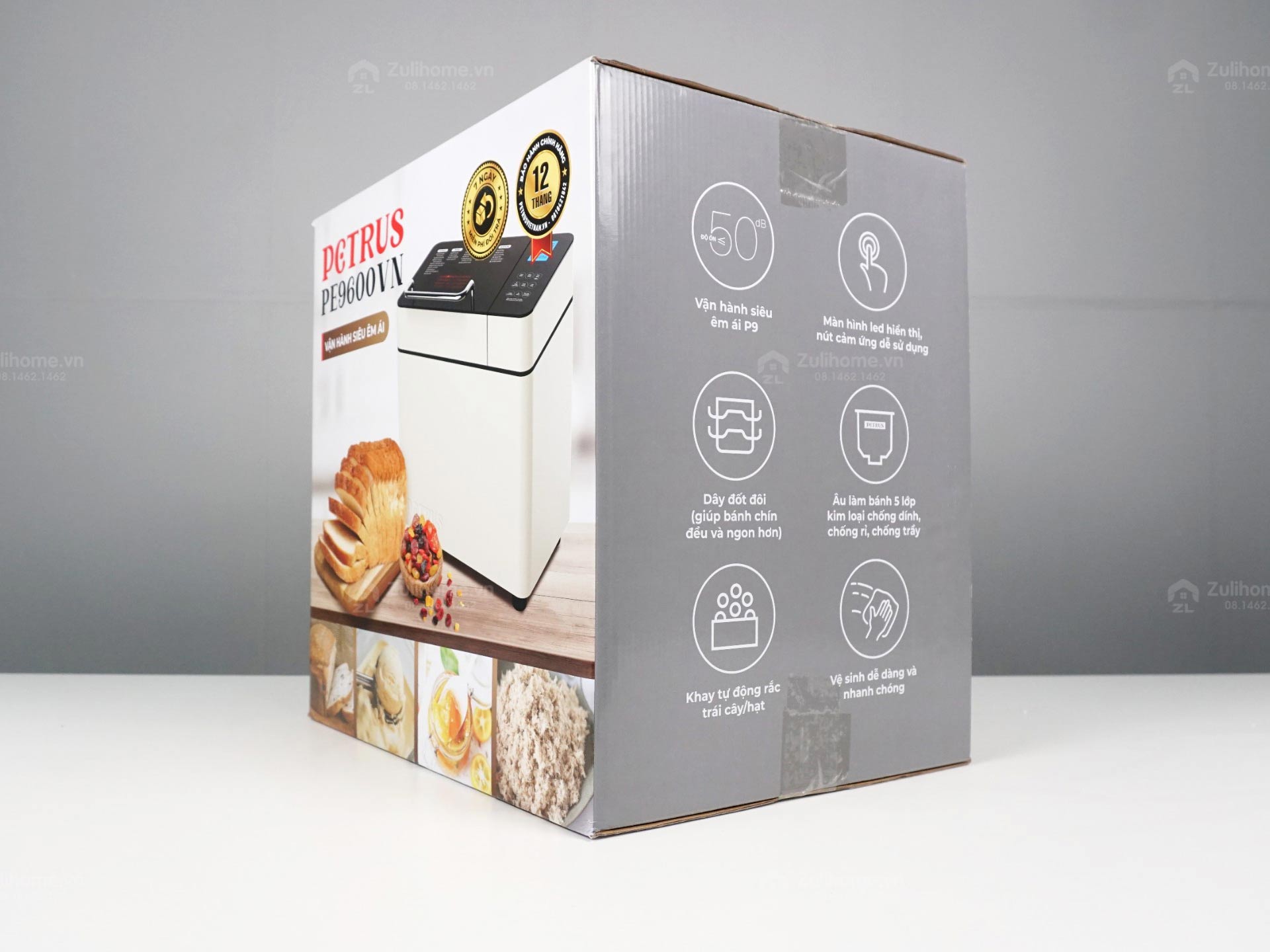 Độc Quyền - Máy làm bánh mì tự động Petrus PE9600VN 2 9600VN web 4
