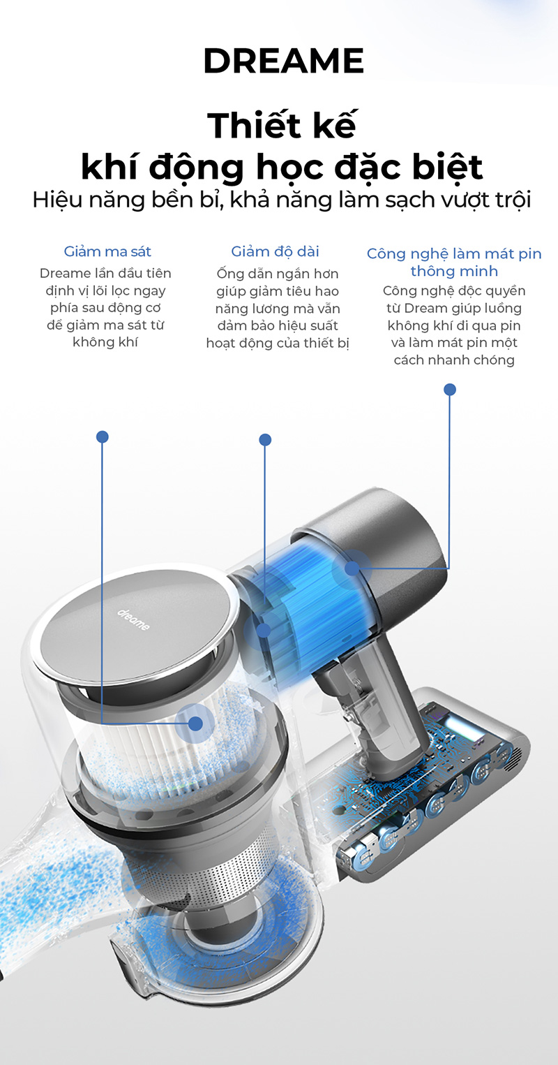 Robot Hút Bụi Lau Nhà Dreame T20 9 Robot hút bụi Dreame T20