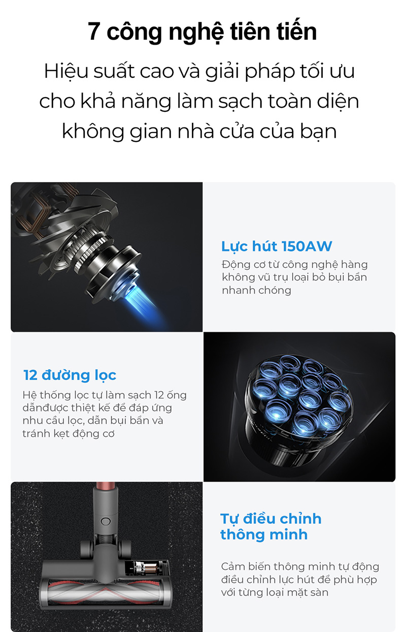 Robot Hút Bụi Lau Nhà Dreame T20 5 Robot hút bụi Dreame T20