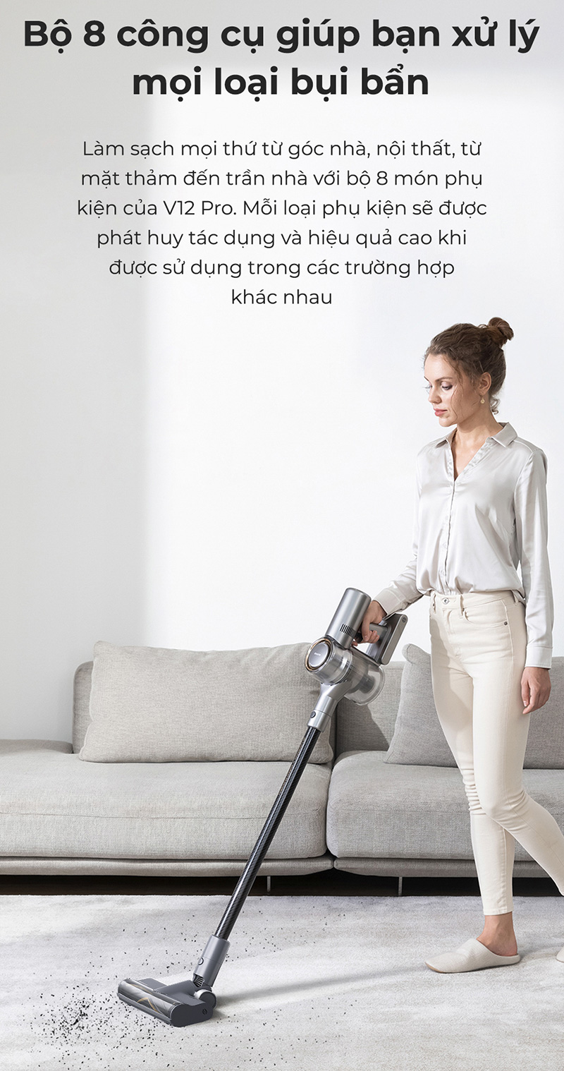Robot Hút Bụi Lau Nhà Dreame V12 Pro 9 Robot Hút Bụi Lau Nhà Dreame V12
