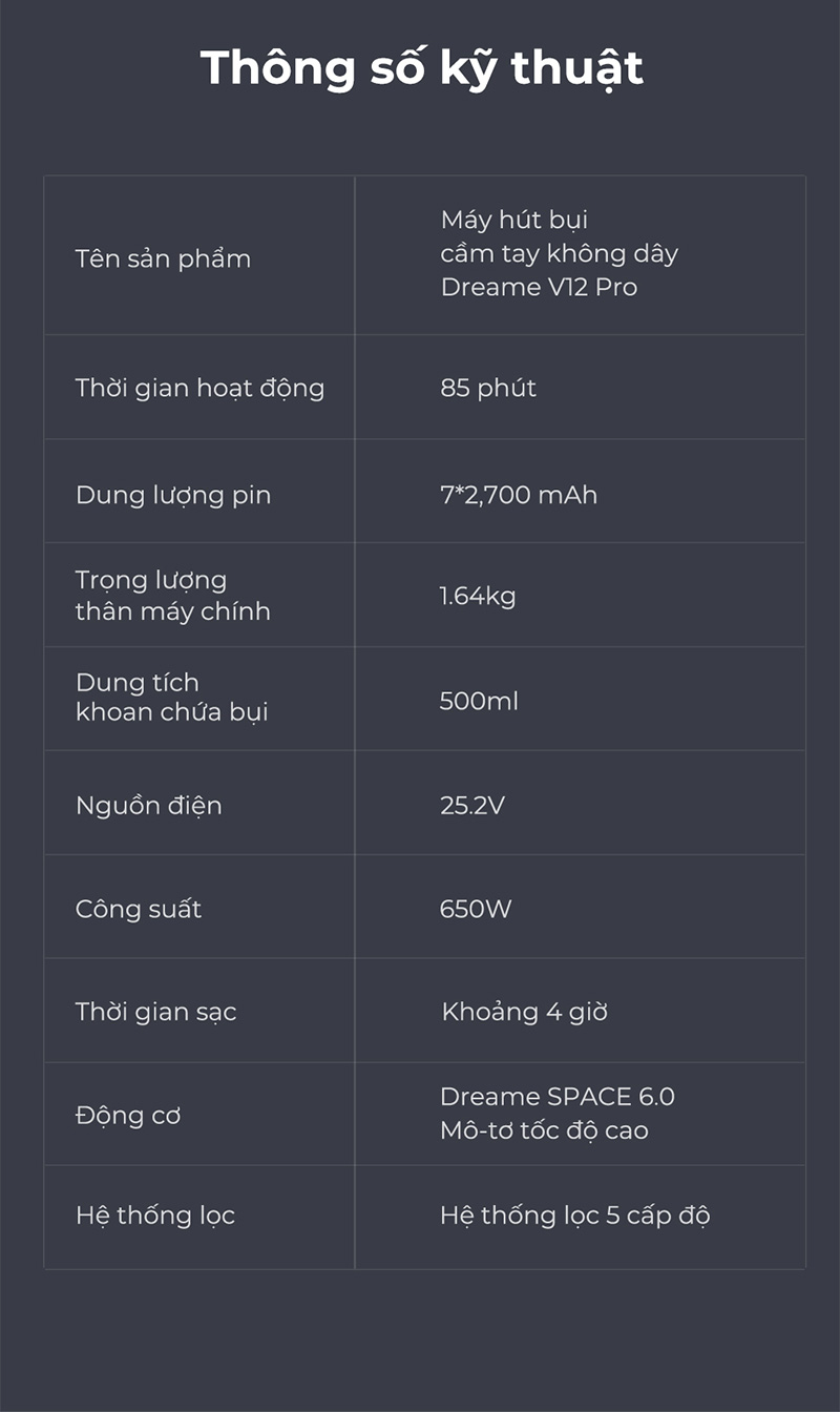 Robot Hút Bụi Lau Nhà Dreame V12 Pro 6 Robot Hút Bụi Lau Nhà Dreame V12